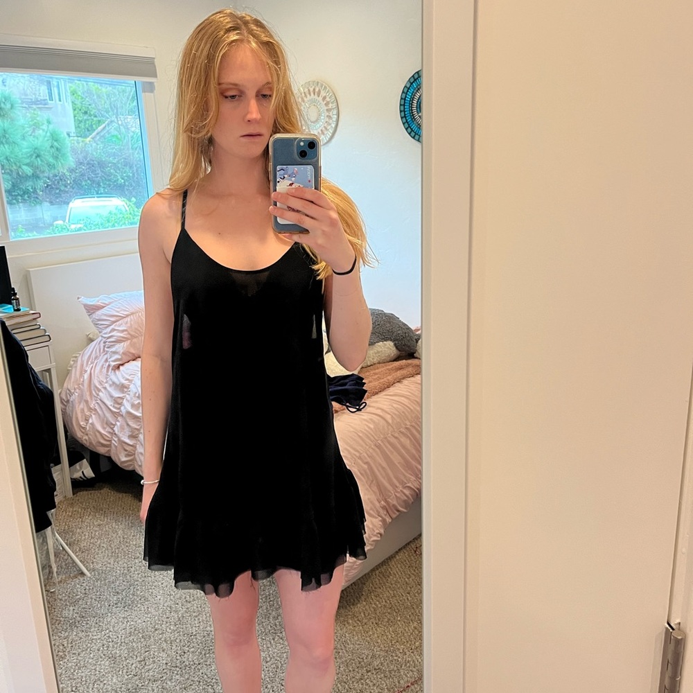 Cotton Candy black dress